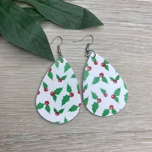 Christmas Mistletoe Earrings